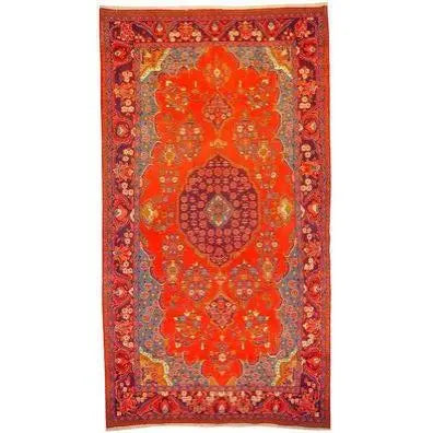 One Of The Kind Persian Museel Rug 11'11" X 6'7"